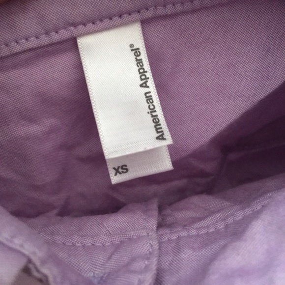 American Apparel Oxford Shirt size xs - Picture 2 of 5
